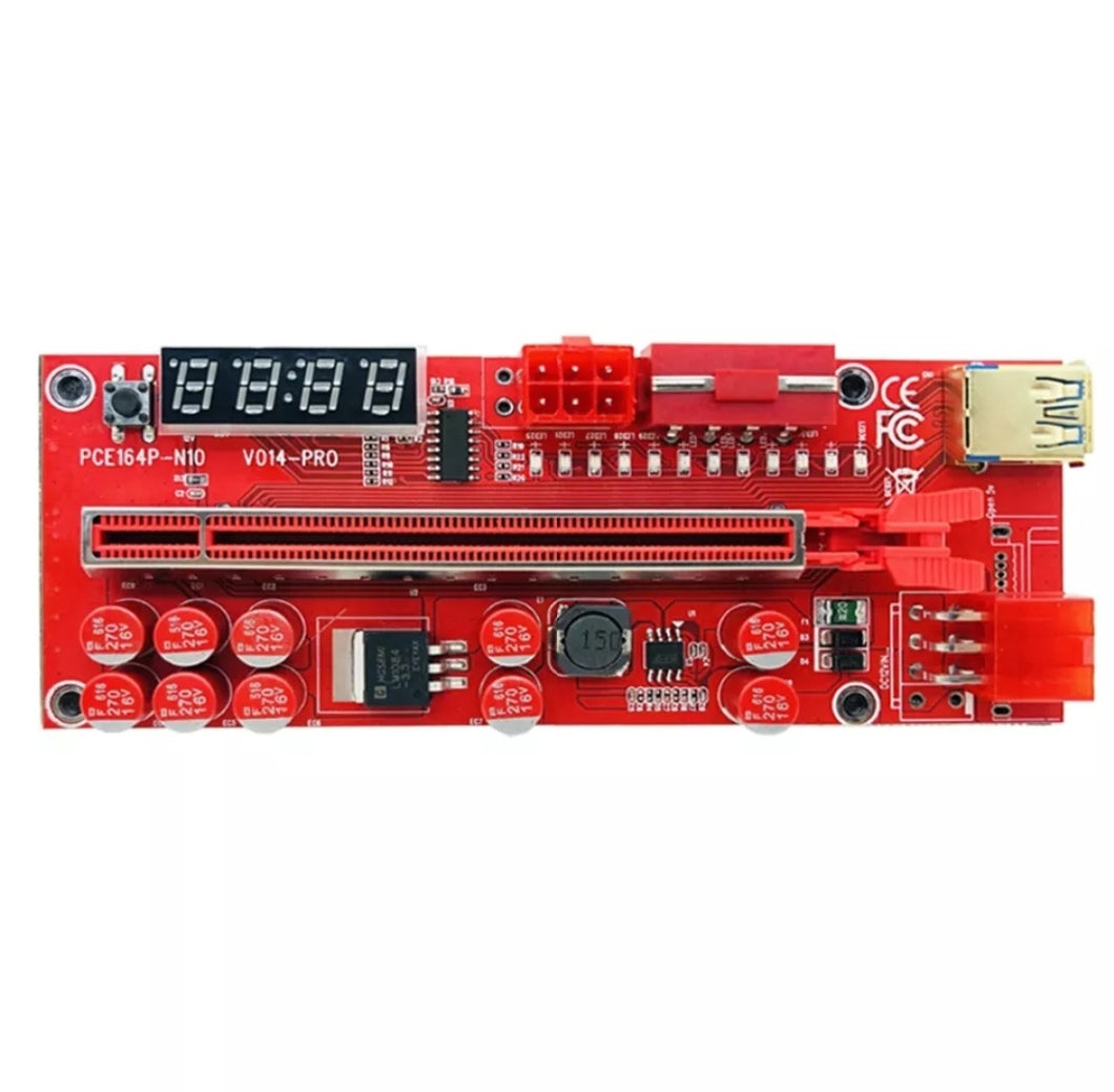Newest 10x PCI-E Riser V014 (FAST SHIPPING/DISPATCHES NEXT DAY)